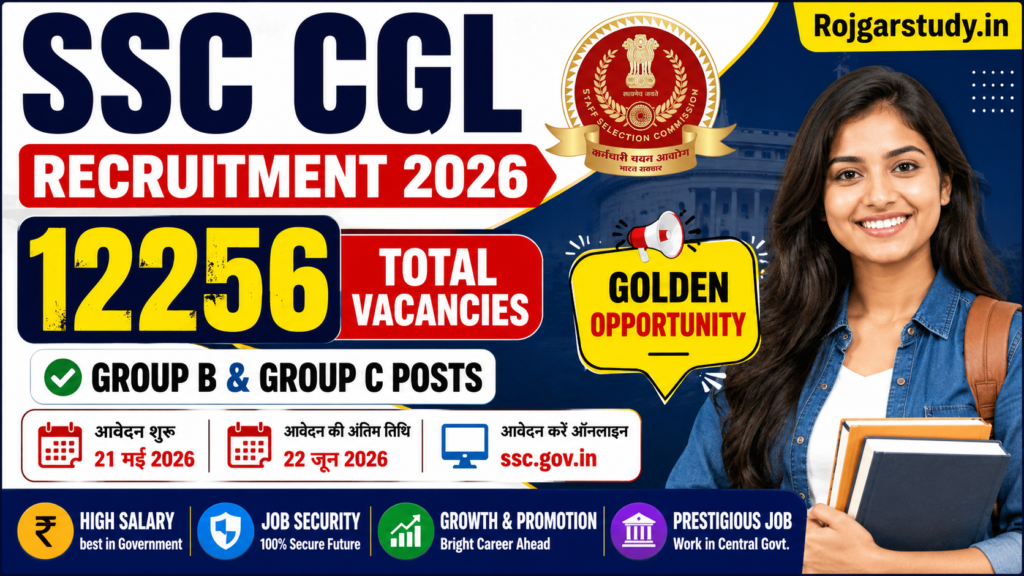SSC CGL Recruitment 2026: Powerful Career Opportunity with 12256 Vacancies