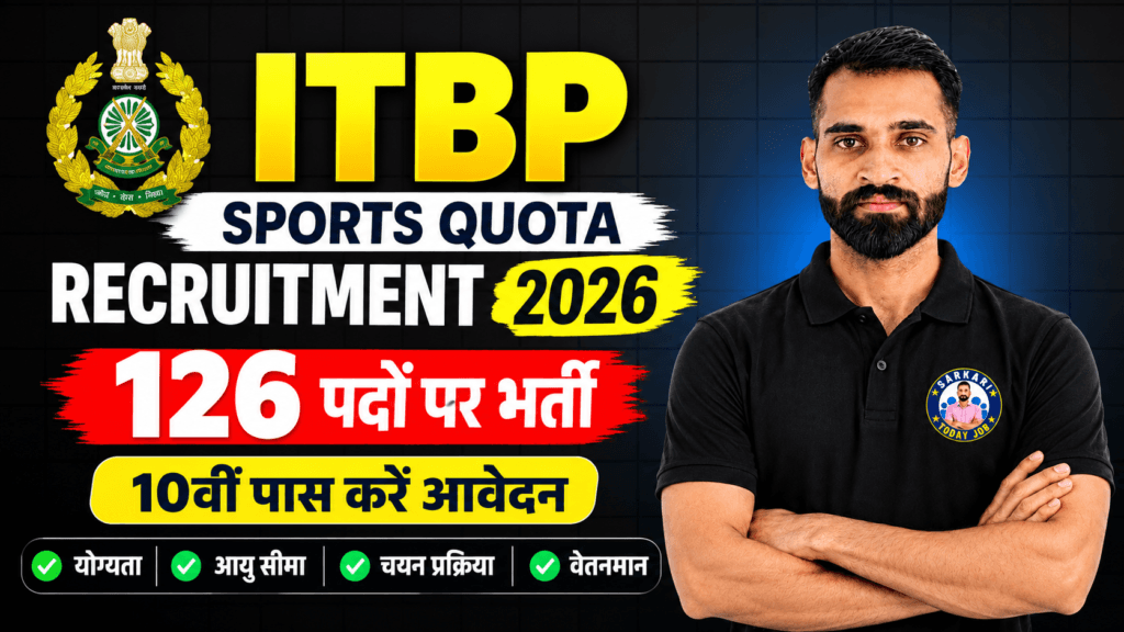 ITBP Constable GD Recruitment 2026